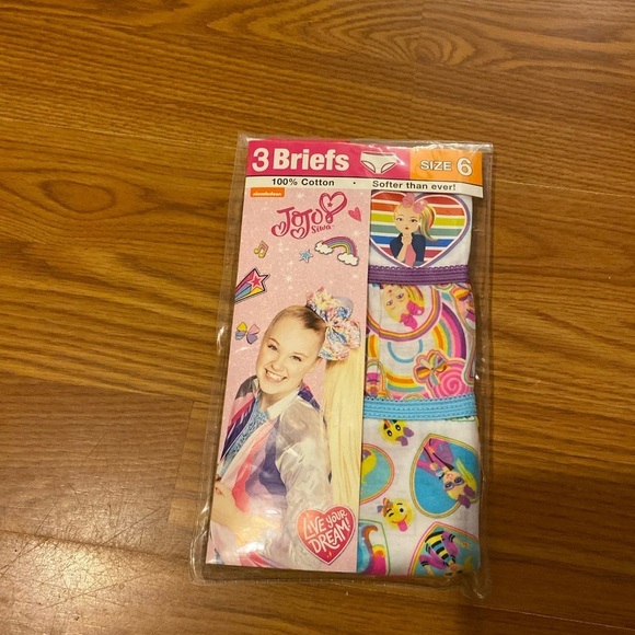 JoJo Briefs 3 pair size 6 (HG) - Picture 3 of 10